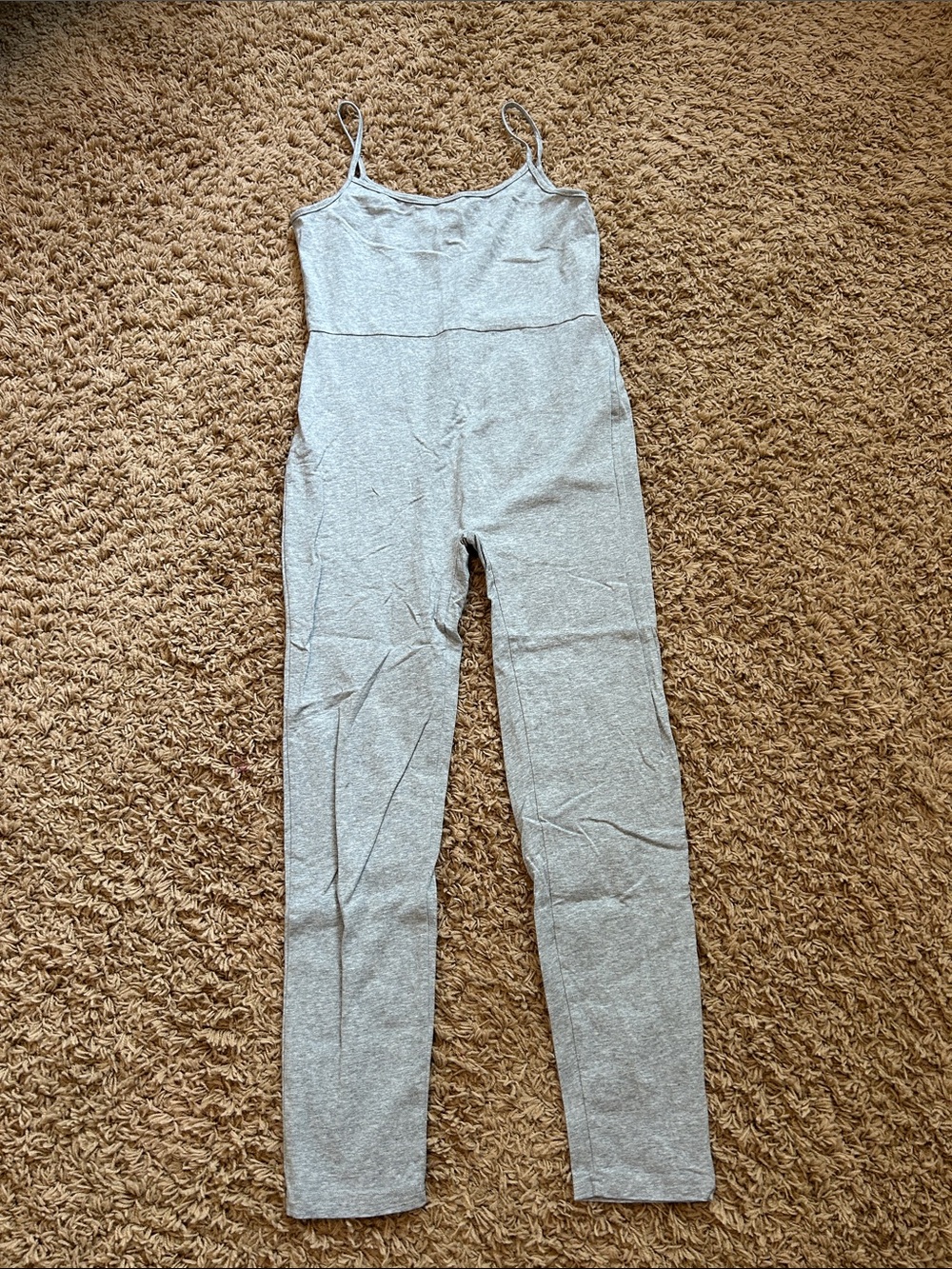 SHEIN stretchy grey jumpsuit size large